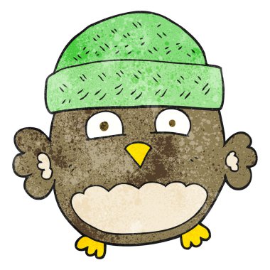 dokulu karikatür şirin baykuş