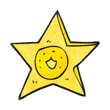 dokulu karikatür şerif rozeti