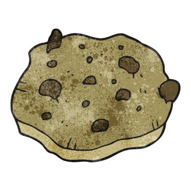 dokulu karikatür çikolatalı kurabiye