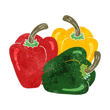 Retro karikatür biber