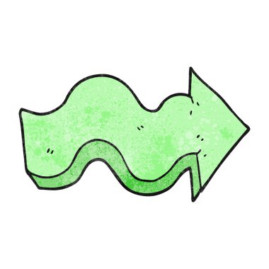 dokulu karikatür oku