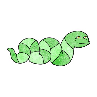 dokulu karikatür yılan