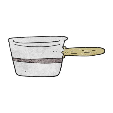 dokulu karikatür tencere