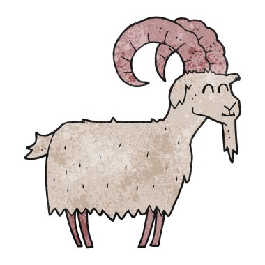 dokulu çizgi film keçi