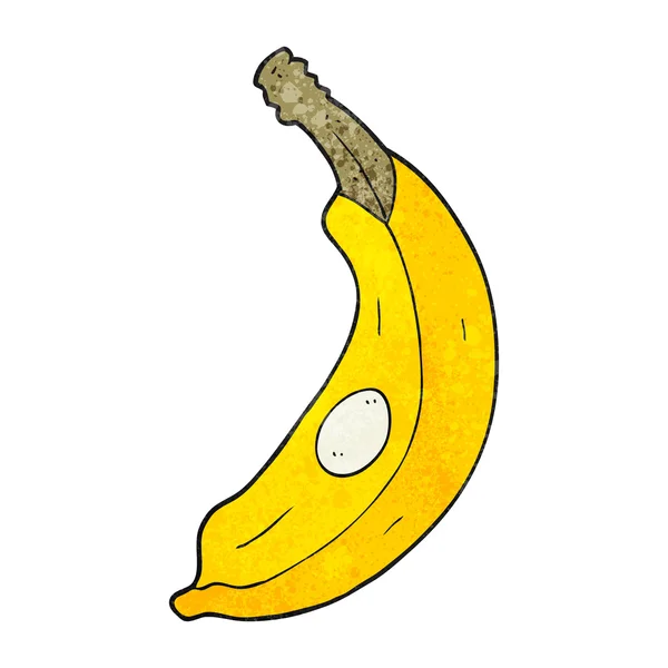 Textured cartoon banana — Stock Vector