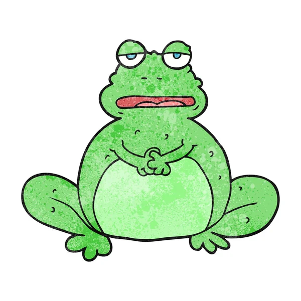 Teksturowane kreskówka żaba — Wektor stockowy