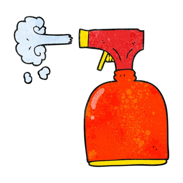 Getextureerde cartoon spray fles — Stockvector
