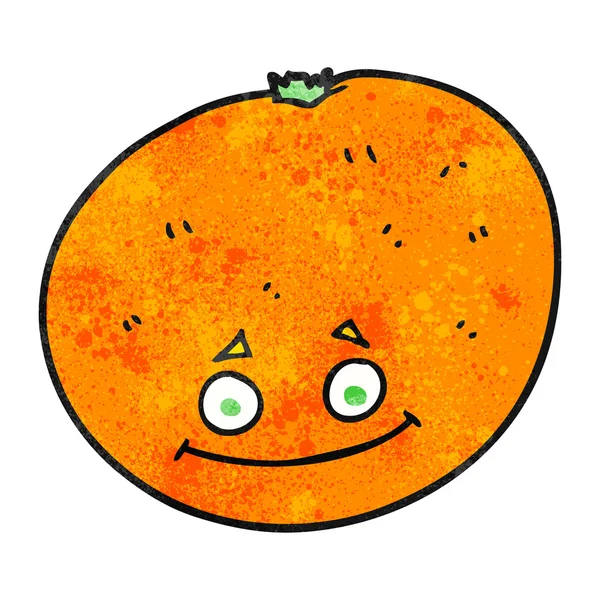 Dessin animé texturé orange — Image vectorielle