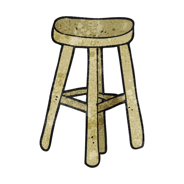 Textured cartoon stool — Stok Vektör