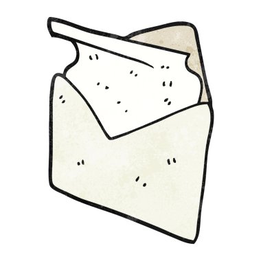 dokulu karikatür mektup