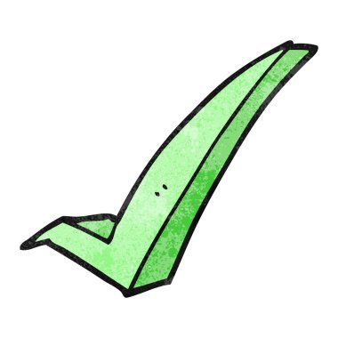 dokulu karikatür kene sembolü