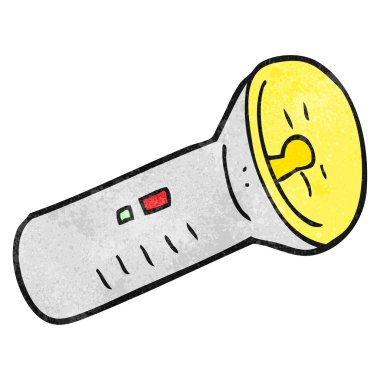 dokulu karikatür meşale