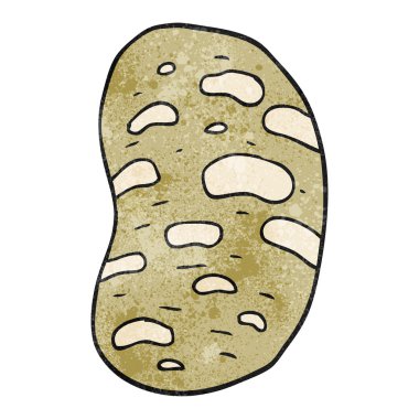 dokulu karikatür patates