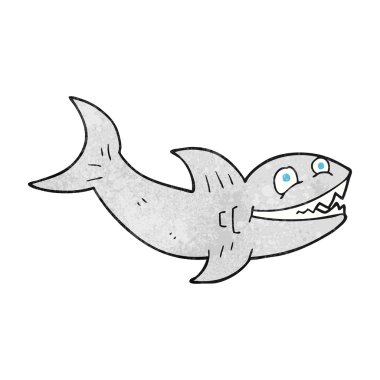 dokulu karikatür köpekbalığı