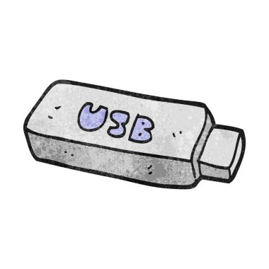 dokulu karikatür Usb sopa