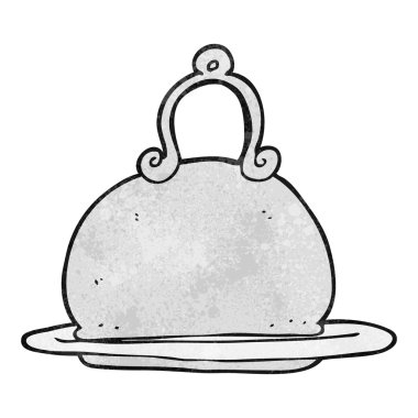 dokulu karikatür yemek yemek