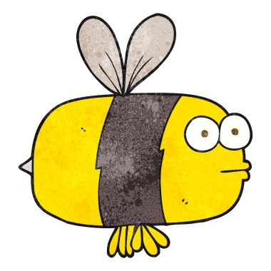 dokulu karikatür arı