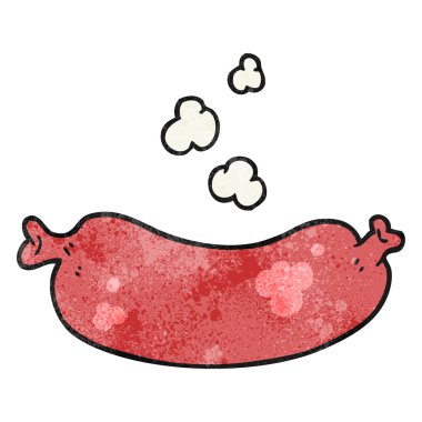 dokulu çizgi film sıcak sosis