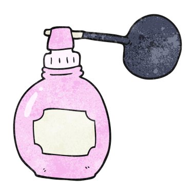 dokulu çizgi film parfüm şişesi