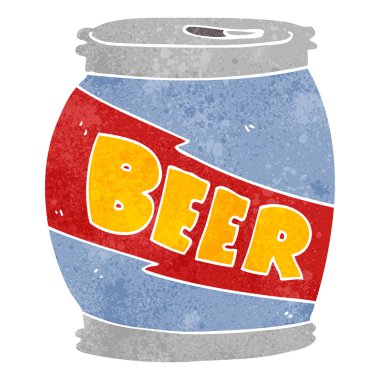 Retro çizgi film bira olabilir