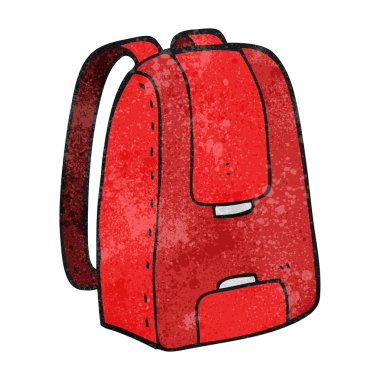 dokulu karikatür çanta