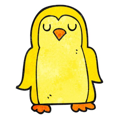 dokulu karikatür kuş