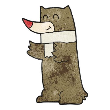 dokulu karikatür ayı