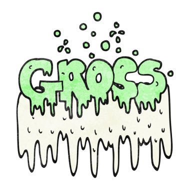 dokulu karikatür brüt sembolü