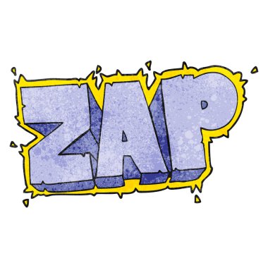 dokulu karikatür zap sembolü