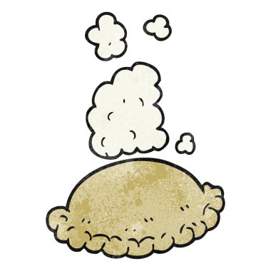 dokulu karikatür pişmiş mantı