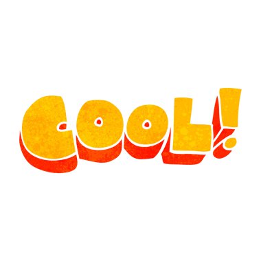 Cool retro karikatür sembolü