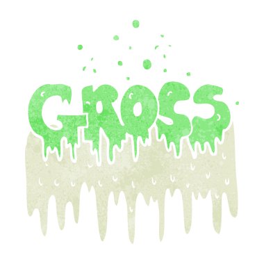 Retro karikatür brüt sembolü