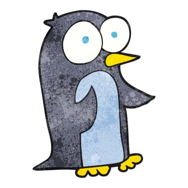 dokulu karikatür penguen