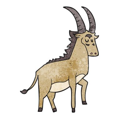 dokulu karikatür antilop