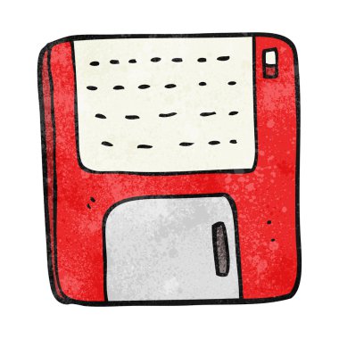 dokulu çizgi film eski bilgisayar disk