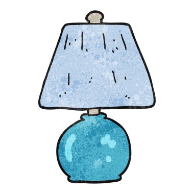 dokulu karikatür lamba