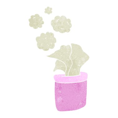 Retro karikatür kutu mendil