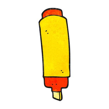 dokulu çizgi film marker