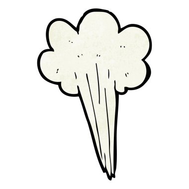 dokulu karikatür Buhar tasarım öğesi