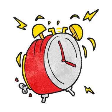 dokulu çizgi film zil çalar saat