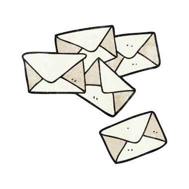 dokulu karikatür harfler