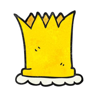 dokulu karikatür taç