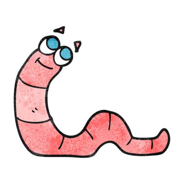 dokulu karikatür solucan