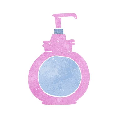 Retro karikatür el yıkama