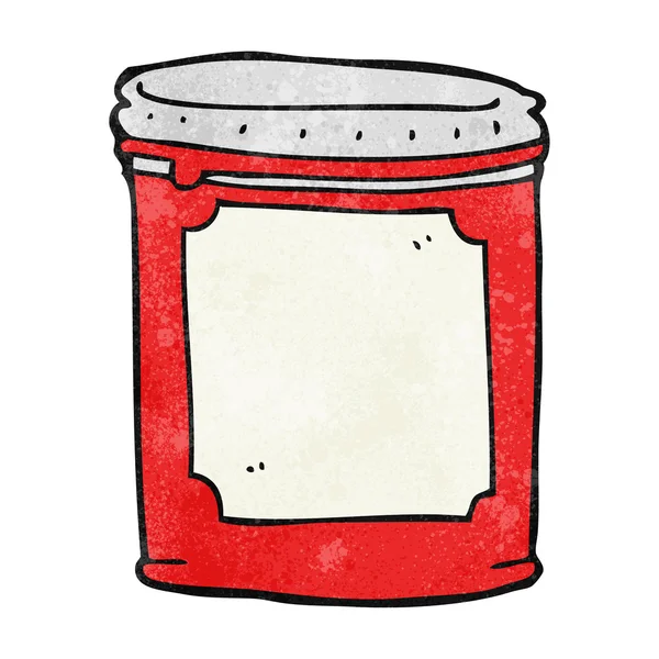 Confiture de dessin animé texturé — Image vectorielle