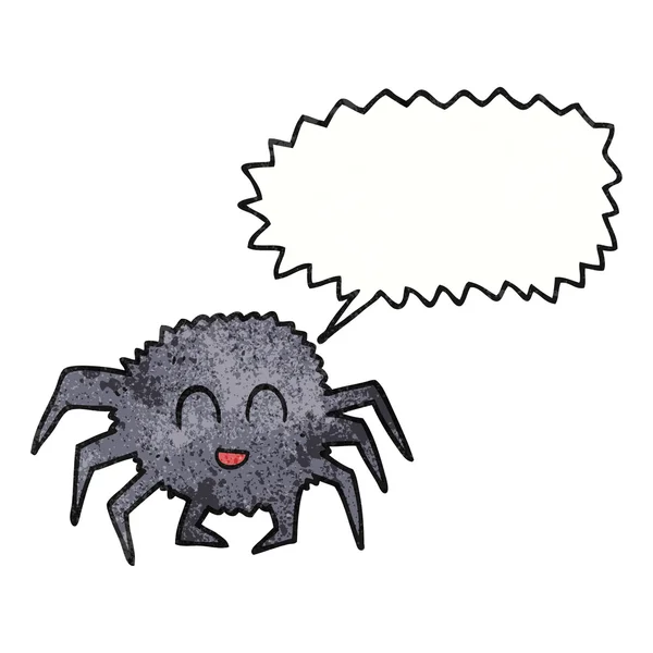 Texturou cartoon spider — Stockový vektor