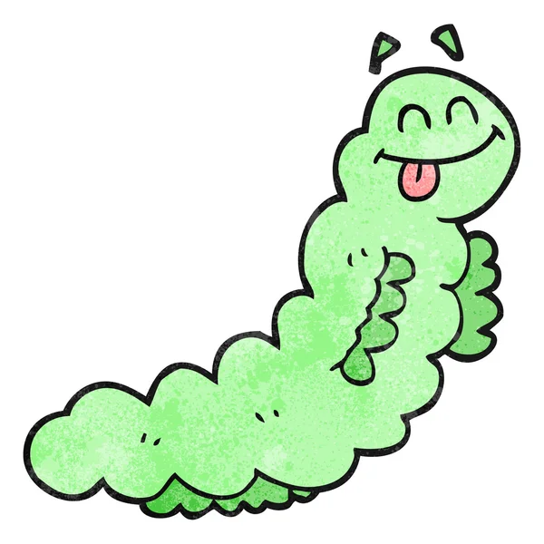 Getextureerde cartoon caterpillar — Stockvector