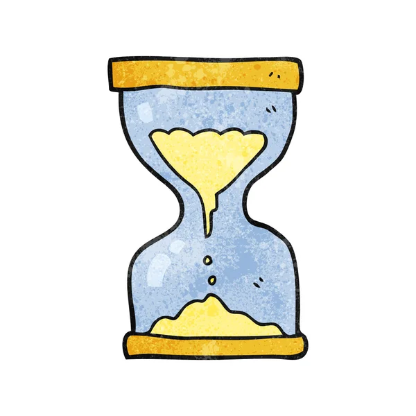 Dekorativní kreslená písek časovač hodiny — Stockový vektor