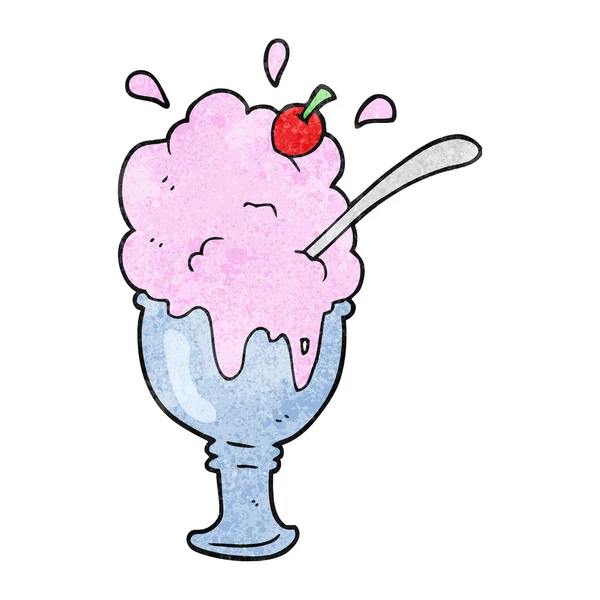 Dekorativní kreslená zmrzlina — Stockový vektor