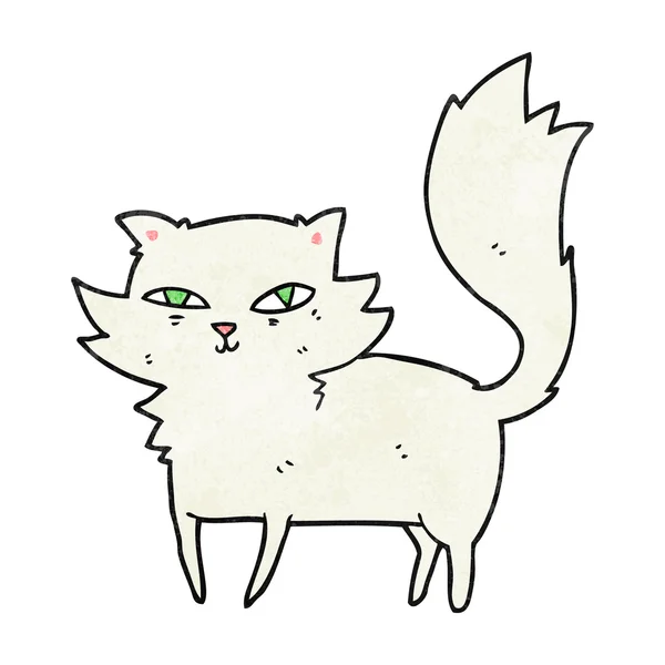Texturierte Cartoon-Katze — Stockvektor